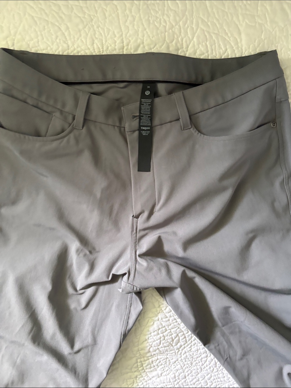 Men's lululemon ABC Slim Fit Gray Pants